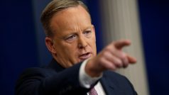 Mluvčí Bílého domu Sean Spicer.