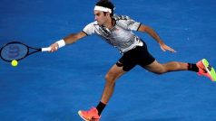 Roger Federer během tenisového Australian Open