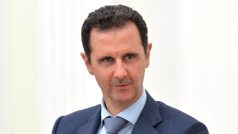 Syrský prezident Bašár Asad na setkání s Vladimirem Putinem v Kremlu