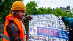 Demonstrace v Haagu za zastavení násilí na politických vězních v Bělorusku a Rusku