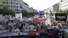 Demonstrace za demisi ministryně spravedlnosti Marie Benešové a premiéra Andreje Babiše