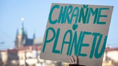 Protest klima demonstrace Pražský hrad