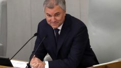 Předsedy dolní komory ruského parlamentu Vjačeslav Volodin