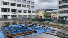 Rozestavěná parcela je na Mírovém náměstí v Ústí nad Labem už patnáctým rokem