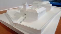 3D model hradu Bouzov