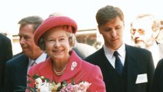 Britská královna Alžběta v Brně v roce 1996