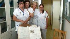 Povodňová kronika, kterou vytvářeli sestry v Uherskohradišťské nemocnice