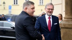 Robert Fico (Směr) a Petr Fiala (ODS)