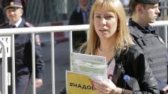 Někdejší opoziční aktivistka, čtyřiatřicetiletá Maria Baronovová