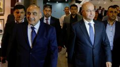 Vpravo nový irácký prezident Barham Sálih, vlevo nový premiér Abdal Mahdí