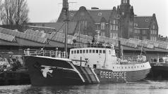 Loď Rainbow Warrior v Amsterdamu (1981)