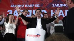 Kandidát vládní sociální demokracie Stevo Pendarovski vyhrál prezidentské volby v Severní Makedonii