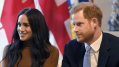 Princ Harry se svojí manželkou Meghan