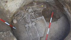 Archeologické nálezy pohřbů v Předmostí u Přerova