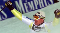 Finn Christian Jagge v roce 1999, když vyhrál závod Světového poháru v italském středisku Madonna di Campiglio.