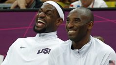 LeBron James a Kobe Bryant na olympiádě v Londýně 2012