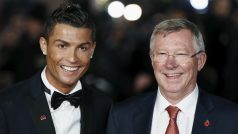 Cristiano Ronaldo a Sir Alex Ferguson na snímku z roku 2015