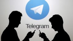 Sociální síť Telegram. Ilustrační foto.