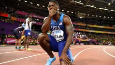 Dojatý Justin Gatlin po vítězství na stovce