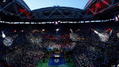 Stadion Arthura Ashe při slavnostním zahájení letošního US Open