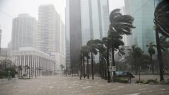 Hurikán Irma v neděli dorazil na Floridu. Zaplavené jsou ulice Miami i dalších měst.