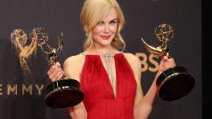 Nicole Kidmanová a její Emmy pro nejlepší herečku v hlavní roli minisérie/televizního filmu a za nejlepší minisérii pro Sedmilhářky
