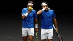 Nadal s Federem při Laver Cupu