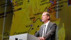 Ředitel Tour de France Christian Prudhomme během tiskové konference (archivní foto)