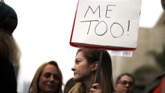 Protest obětí sexuálního násilí a jejich podporovatelů v Hollywoodu