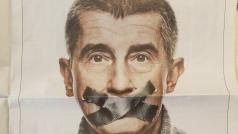 V Mladé frontě Dnes, Lidových novinách, Právu a Blesku vyšly 3. května celostránkové inzeráty hnutí ANO s přelepenými ústy Andreje Babiše
