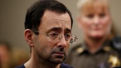 Bývalý lékař gymnastické reprezentace USA Larry Nassar.