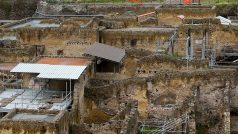 Archeologické naleziště Herculaneum poblíž italské Neapole (foto z roku 2018)