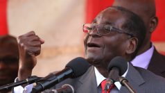 Robert Mugabe na snímku z roku 2016