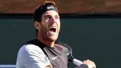 Juan Martín del Potro porazil ve finále v Indian Wells Rogera Federera