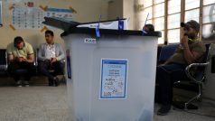 Volební urna v iráckém hlavním městě Bagdádu