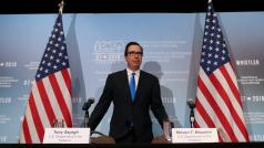 Ministr financí USA Steven Mnuchin na setkání nejvyšších finančních představitelů skupin sedmi největších ekonomik světa G7 v Kanadě.