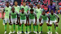 Fotbalisté Nigérie v dresech pro mistrovství světa