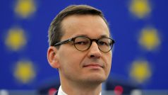 Polský premiér Mateusz Morawiecki na snímku v Evropském parlamentu ve Štrasburku v červenci 2018