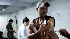 Venezuelan dostává vakcinaci proti spalničkám