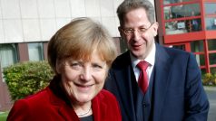 Německá kancléřka Angela Merkelová a šéf kontrarozvědky Hans-Georg Maassen (foto z roku 2014)