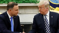 Setkání polského prezidenta se svým americkým protějškem ve Washingtonu