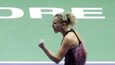 Barbora Krejčíková a Kateřina Siniaková v Singapuru