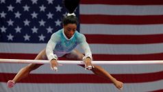 Hlavní hvězda americké gymnastiky Simone Bilesová