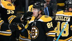 David Pastrňák je aktuálně nejlepším střelcem NHL