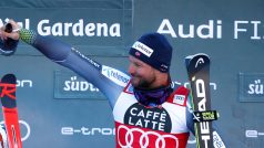 Aksel Lund Svindal zvítězil v supeobřím slalomu  ve Val Gardeně.