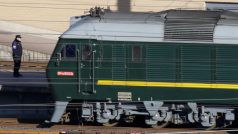 Vlak, ve kterém měl do Pekingu dorazit severokorejského vůdce Kim Čong-una