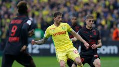 Emiliano Sala při zápase proti Nice ještě v dresu Nantes (foceno v březnu roku 2018)