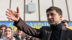 Kandidát na ukrajinského prezidenta a komik Volodymyr Zelenskyj