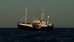Záchranná loď Alan Kurdi německé neziskové organizace Sea-Eye.