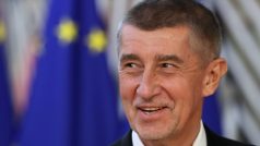 Andrej Babiš na summitu lídrů Evropské unie.